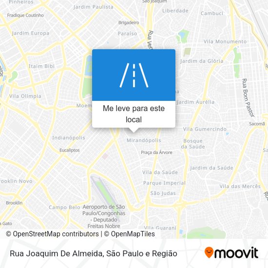 Rua Joaquim De Almeida mapa