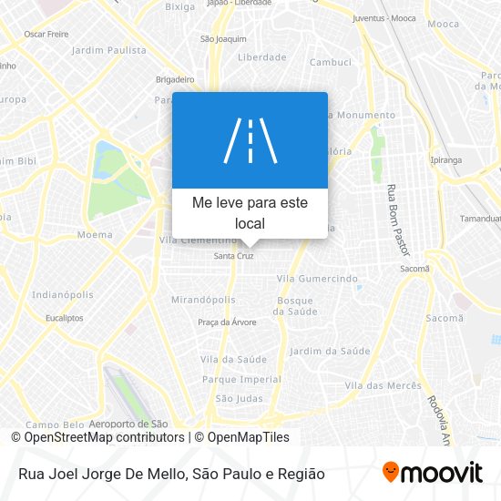 Rua Joel Jorge De Mello mapa