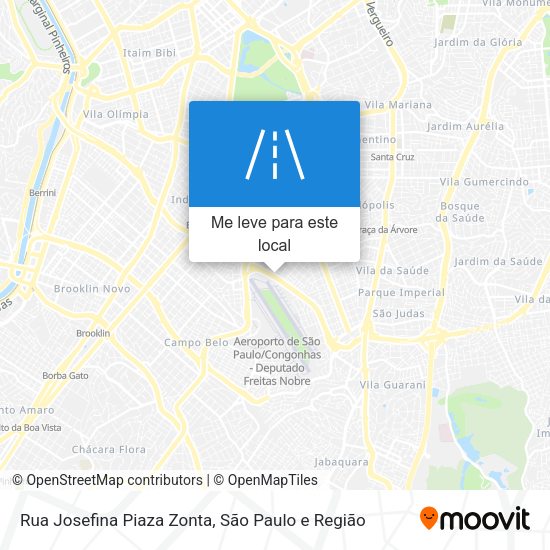 Rua Josefina Piaza Zonta mapa
