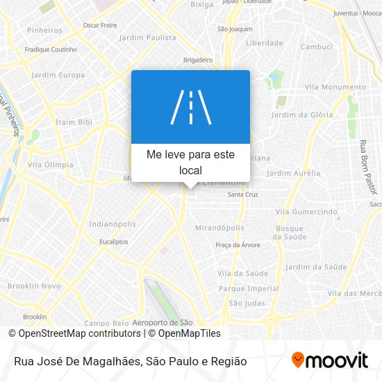 Rua José De Magalhães mapa