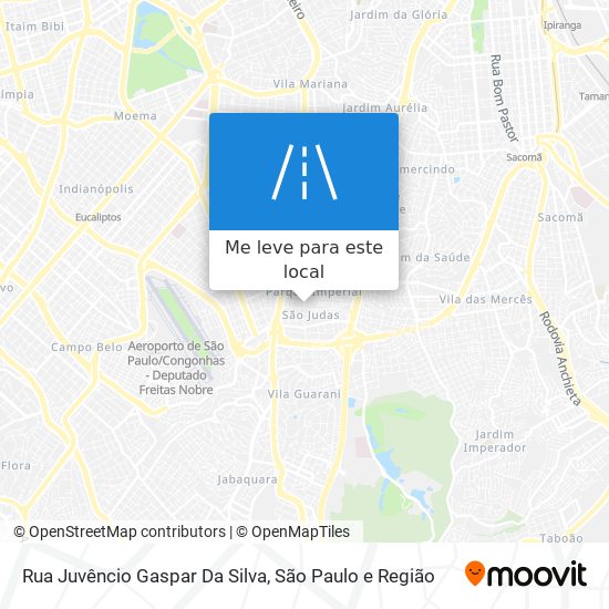 Rua Juvêncio Gaspar Da Silva mapa