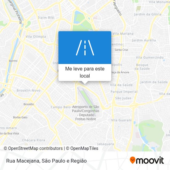 Rua Macejana mapa