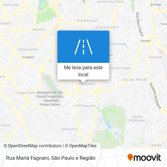 Rua Maria Fagnani mapa