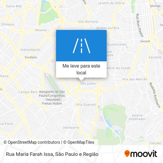 Rua Maria Farah Issa mapa