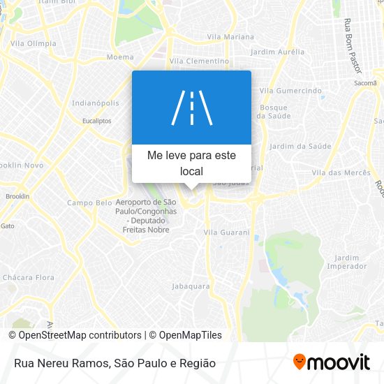 Rua Nereu Ramos mapa