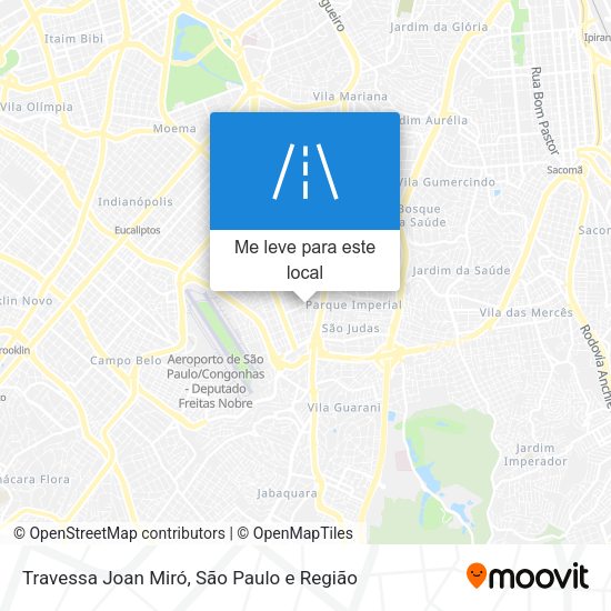 Travessa Joan Miró mapa