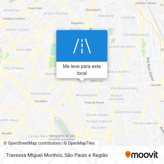 Travessa Miguel Munhoz mapa