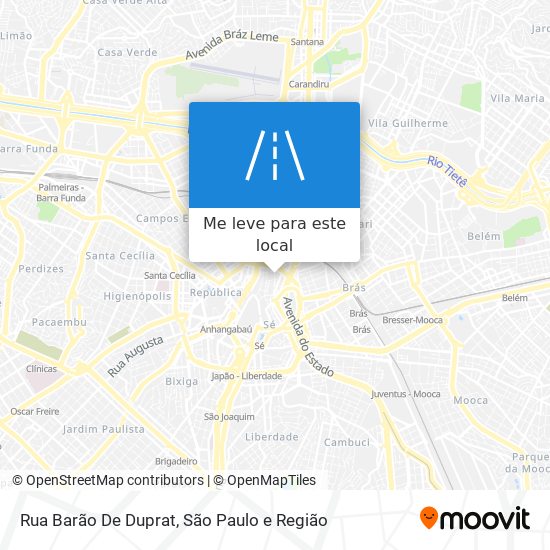 Rua Barão De Duprat mapa