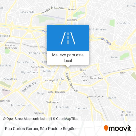 Rua Carlos Garcia mapa