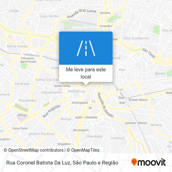 Rua Coronel Batista Da Luz mapa