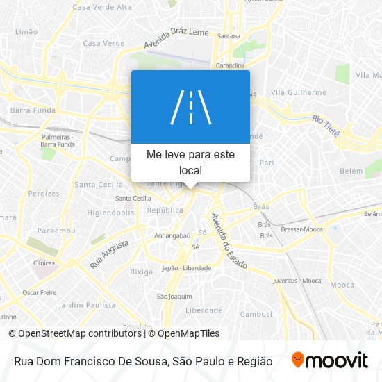 Rua Dom Francisco De Sousa mapa