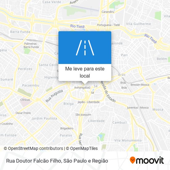 Rua Doutor Falcão Filho mapa