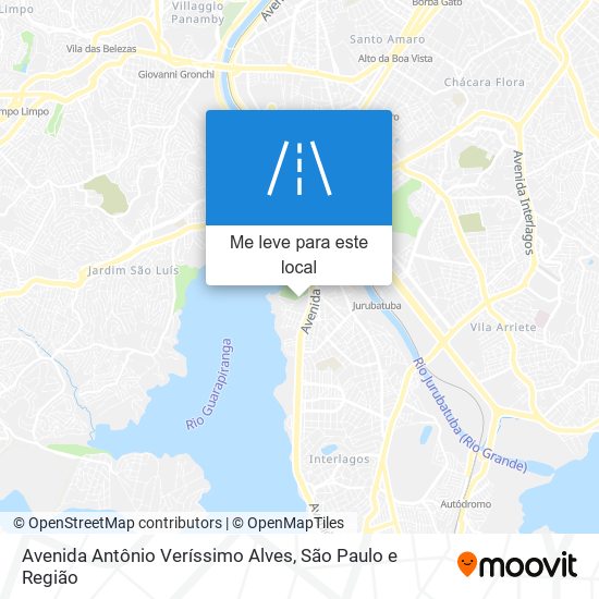 Avenida Antônio Veríssimo Alves mapa
