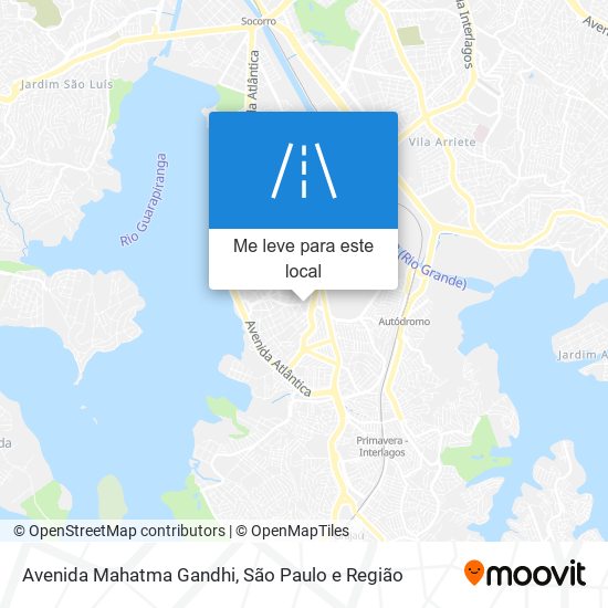 Avenida Mahatma Gandhi mapa