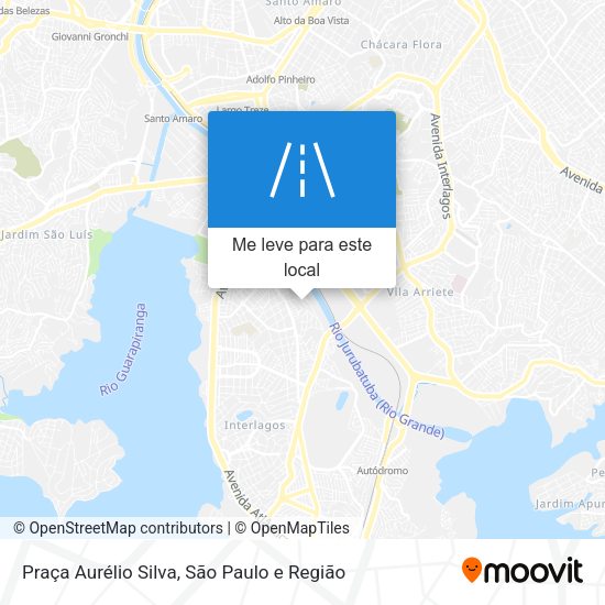 Praça Aurélio Silva mapa