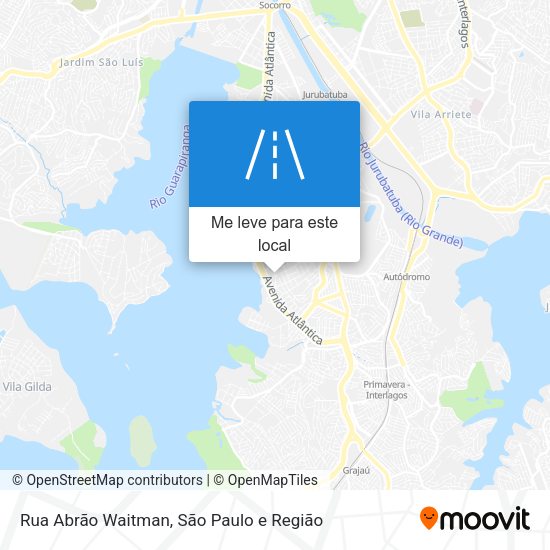 Rua Abrão Waitman mapa