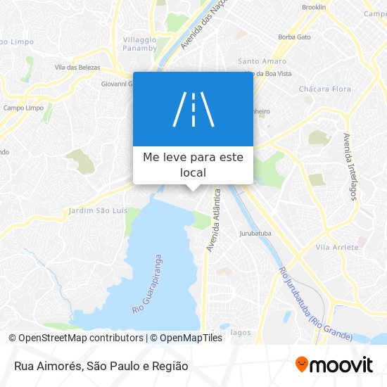 Rua Aimorés mapa