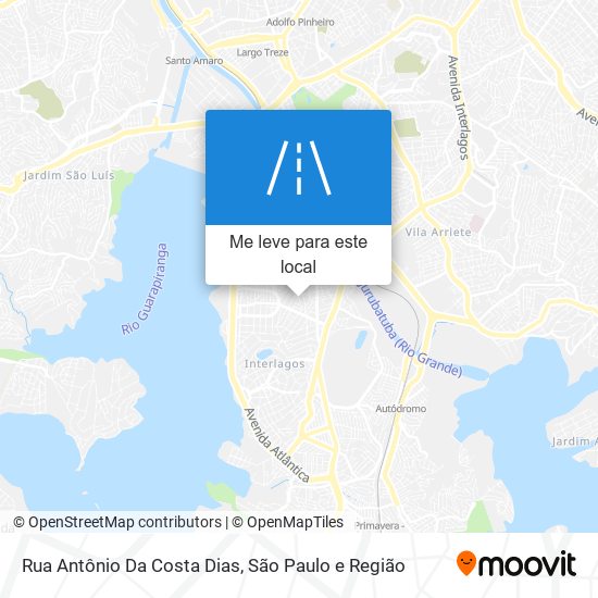 Rua Antônio Da Costa Dias mapa