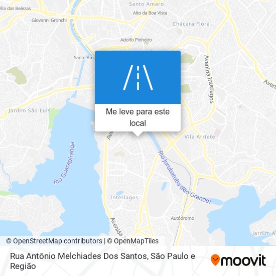 Rua Antônio Melchiades Dos Santos mapa