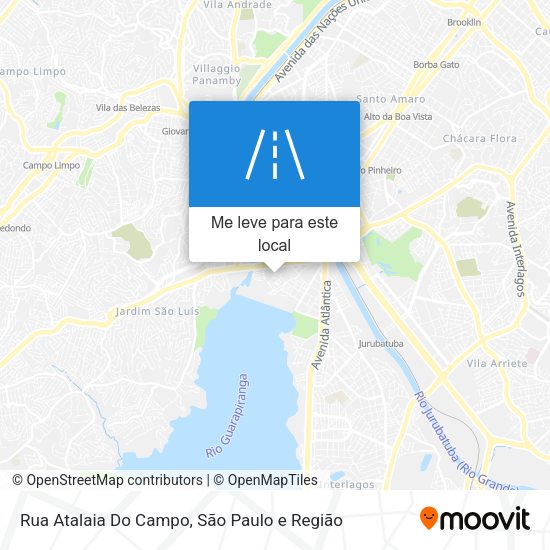 Rua Atalaia Do Campo mapa