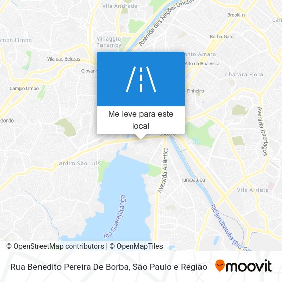 Rua Benedito Pereira De Borba mapa