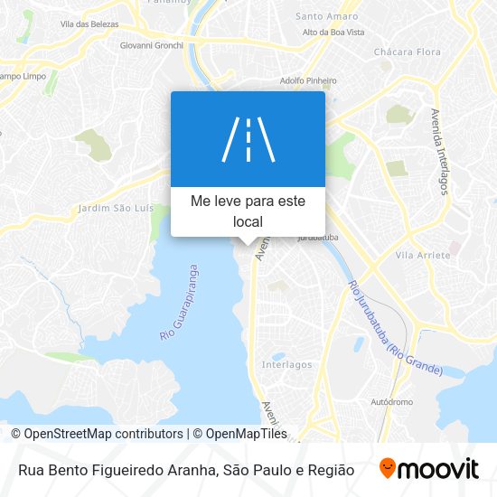 Rua Bento Figueiredo Aranha mapa