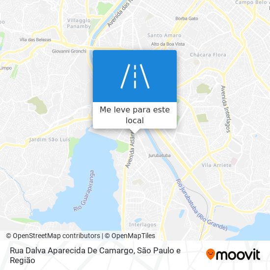 Rua Dalva Aparecida De Camargo mapa