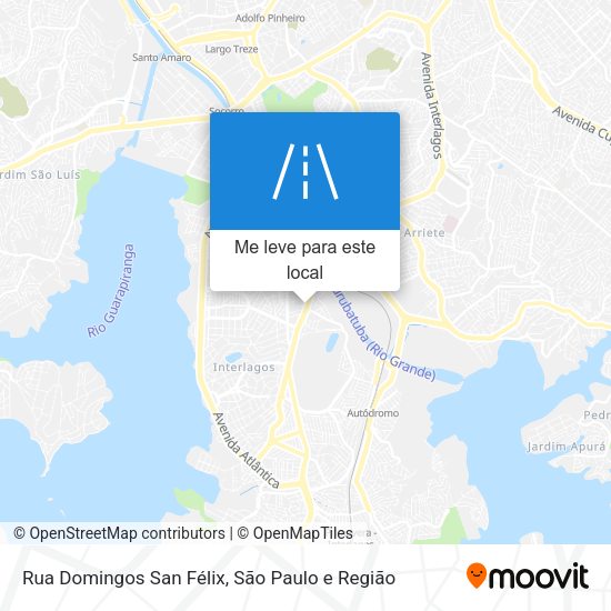 Rua Domingos San Félix mapa