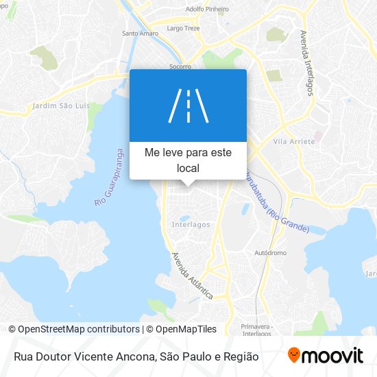 Rua Doutor Vicente Ancona mapa