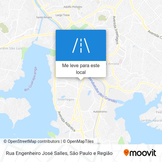 Rua Engenheiro José Salles mapa