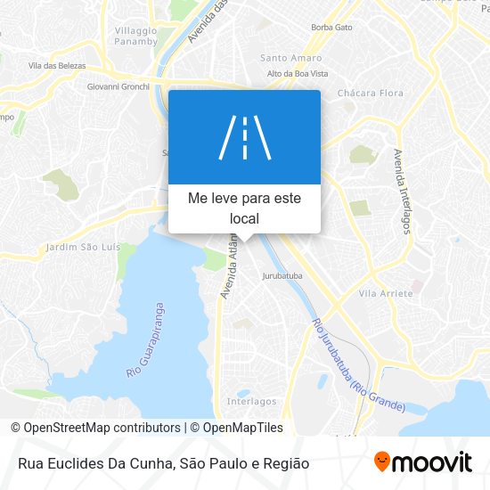 Rua Euclides Da Cunha mapa