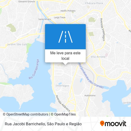 Rua Jacobi Barrichello mapa