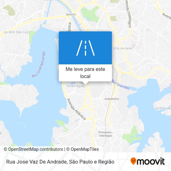 Rua Jose Vaz De Andrade mapa