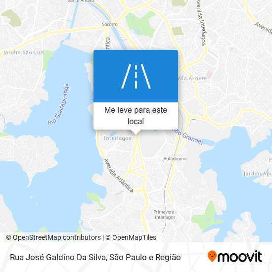 Rua José Galdíno Da Silva mapa