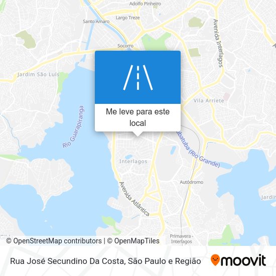 Rua José Secundino Da Costa mapa