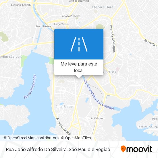 Rua João Alfredo Da Silveira mapa