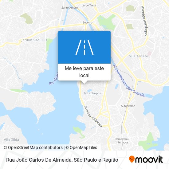 Rua João Carlos De Almeida mapa