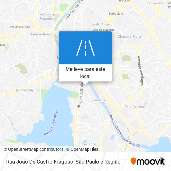 Rua João De Castro Fragoso mapa
