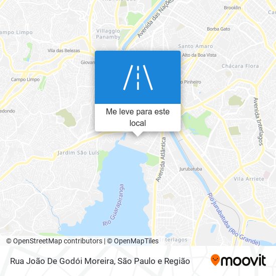 Rua João De Godói Moreira mapa