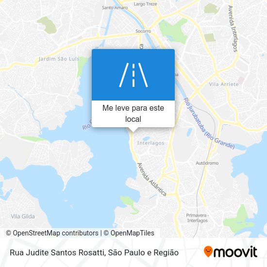 Rua Judite Santos Rosatti mapa