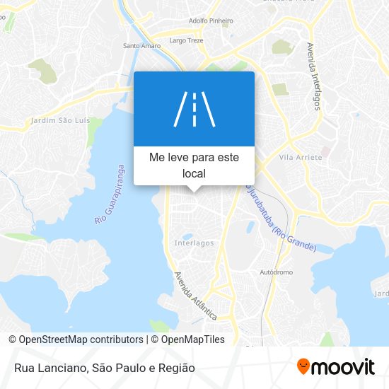 Rua Lanciano mapa
