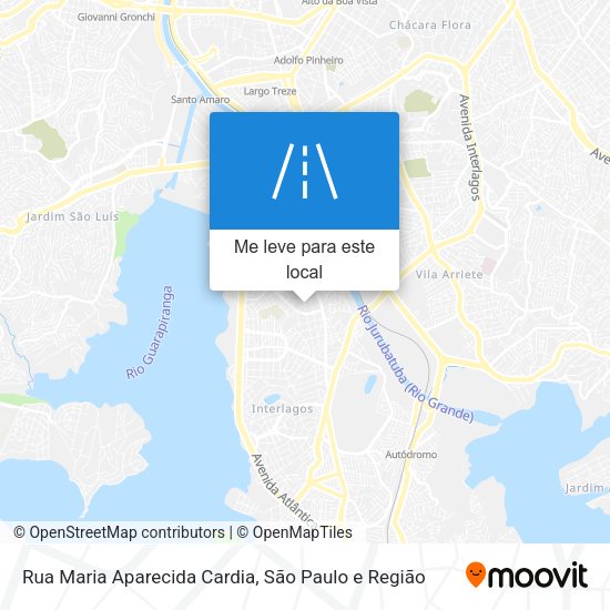 Rua Maria Aparecida Cardia mapa