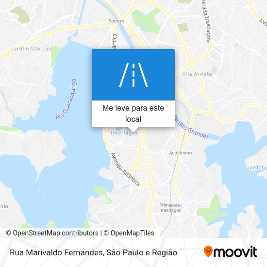 Rua Marivaldo Fernandes mapa
