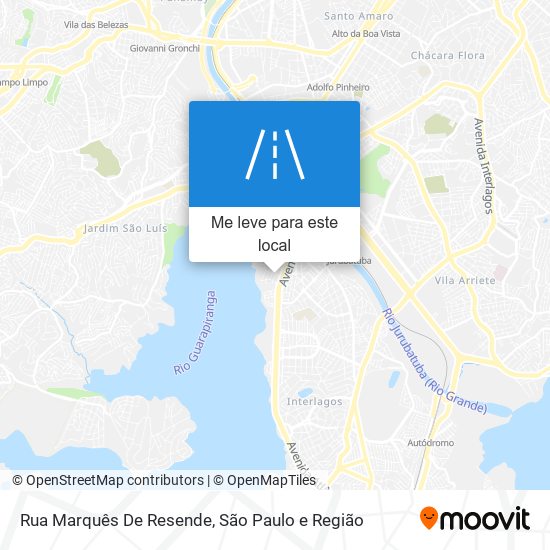 Rua Marquês De Resende mapa