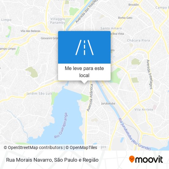 Rua Morais Navarro mapa