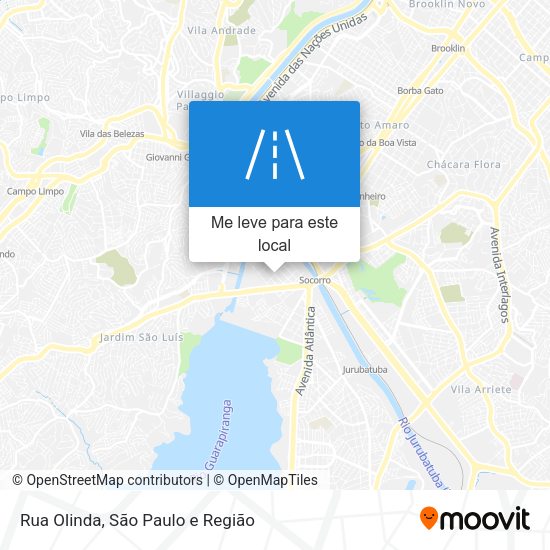 Rua Olinda mapa