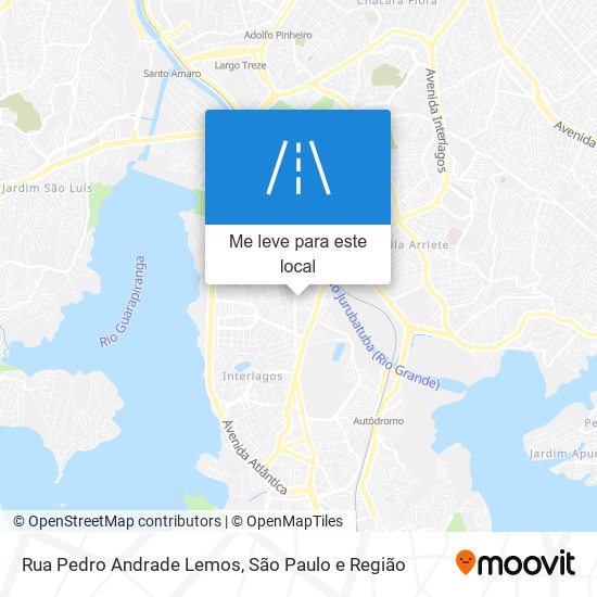 Rua Pedro Andrade Lemos mapa