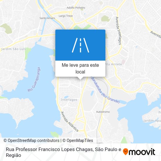 Rua Professor Francisco Lopes Chagas mapa