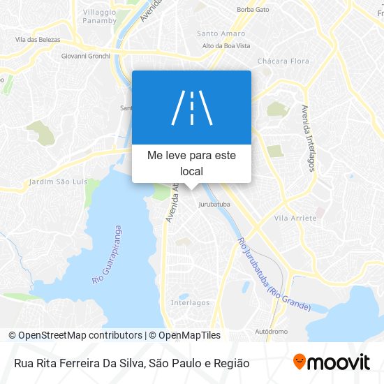 Rua Rita Ferreira Da Silva mapa