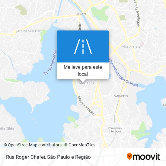 Rua Roger Chafei mapa